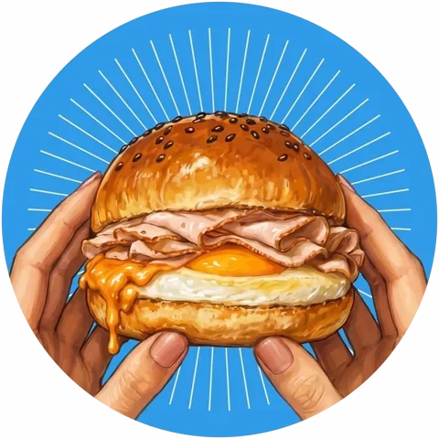 Illustration of Italian Turkey Bun