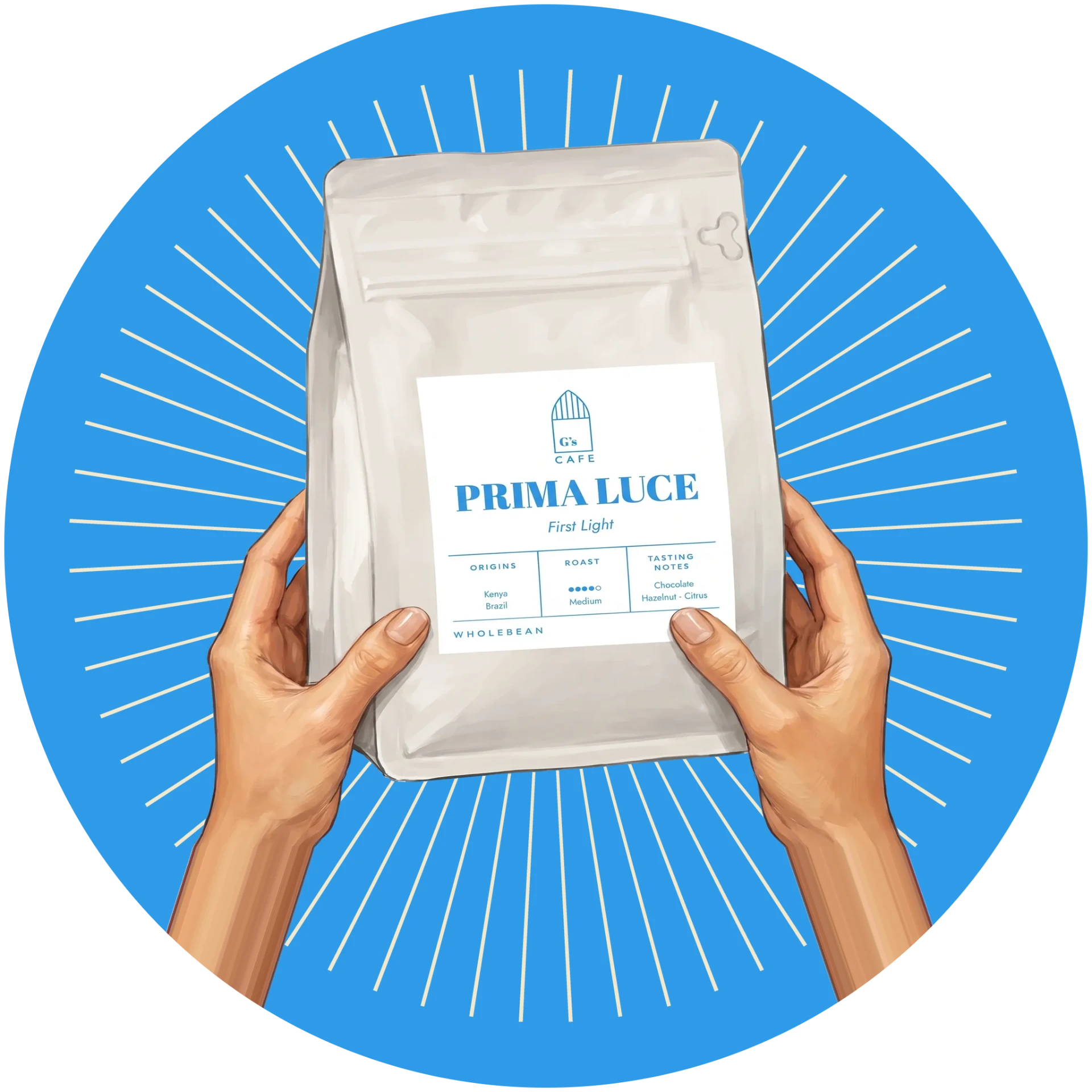 Illustration of Prima Luce Bag (250g)