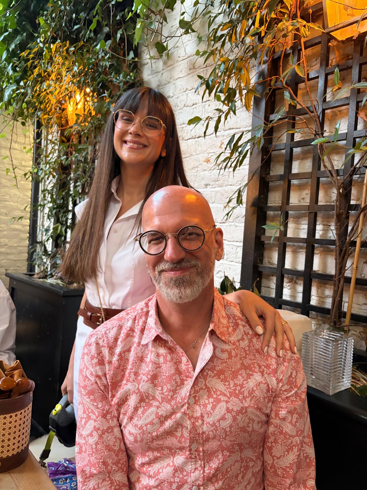 Giulia and Dan, the couple behind G's Cafe